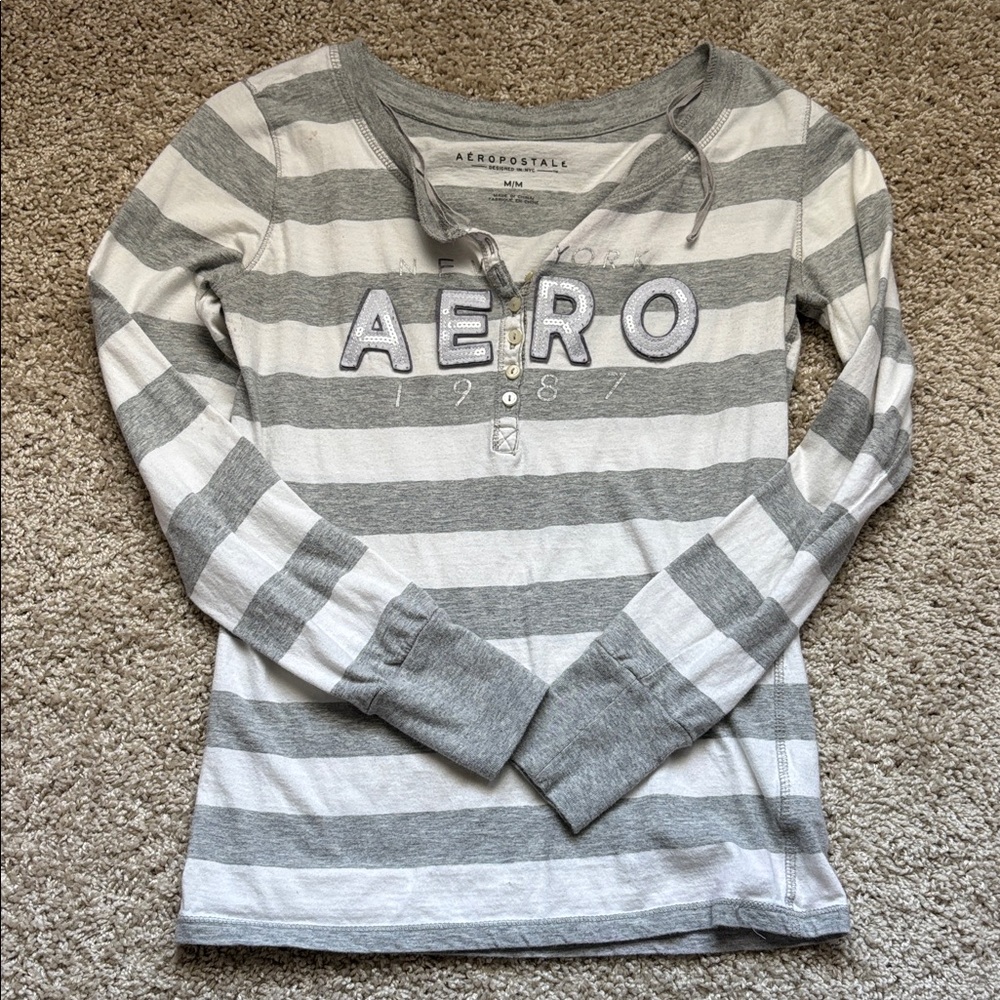 Aeropostale striped longsleeve